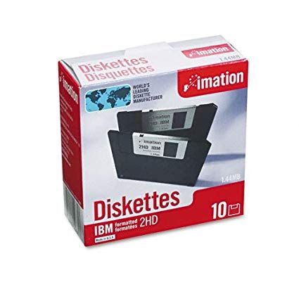 Imation Diskettes 3.5" HD 1.44MB box 10 disks /Imation /Diskettes /Imation 3.5" Diskettes