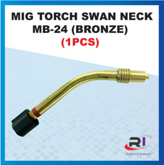 RIGHTWELL MIG TORCH SWAN NECK MB-24 (BRONZE) 1PCS