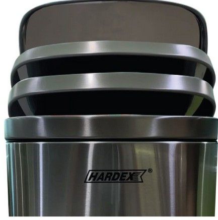 HARDEX Stainless Steel Pedal Bin - Rectangle (20L) P-PEDAL-BIN-20RT