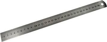 STAINLESS STEEL DOUBLE SIDED RULER