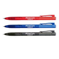 FABER CASTELL BALL PEN CLICK X7 0.7 BLUE