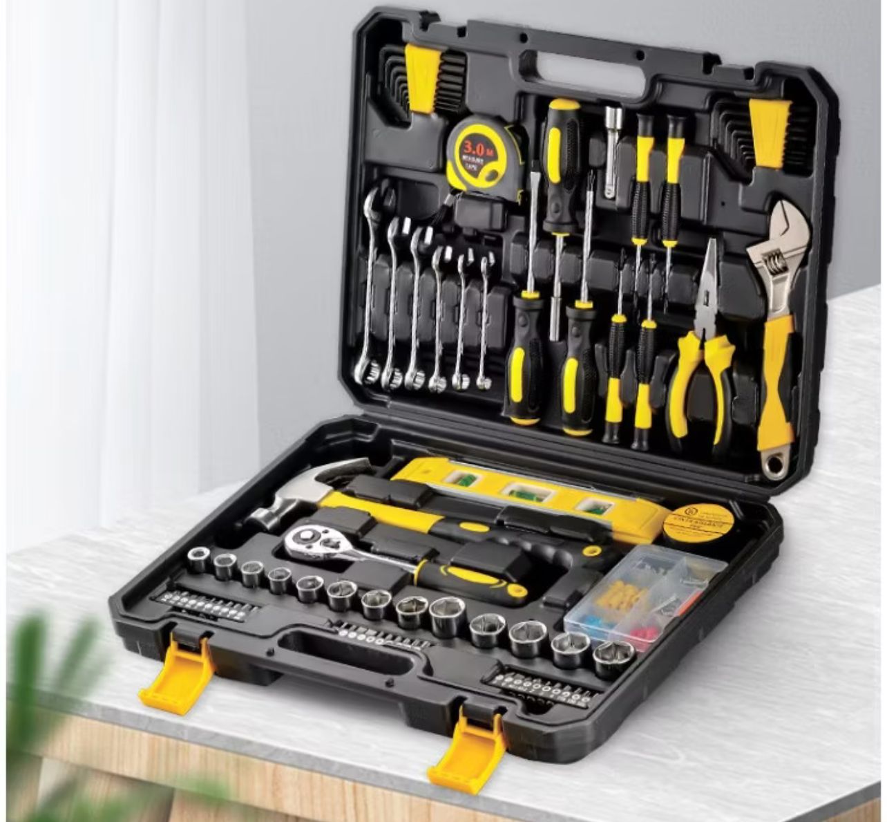Tools Wrench 108pcs Tool Set Household Hardware Hand Tools DIY Tool Combination Tool Box Pliers Wrench Screwdriver Set