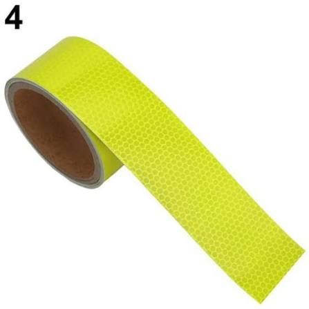 1 Roll 3m Reflective Safety Warning Conspicuity Tape Film Car Body Sticker Yellow)