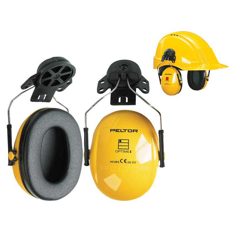 3M PELTOR Optime I H510P3E Ear Defender With Helmet Attachment
