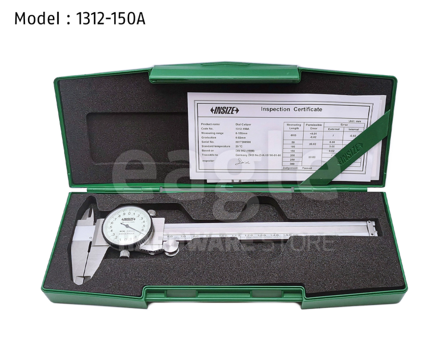 INSIZE 1312-150A 150MM (6") DIAL CALIPER