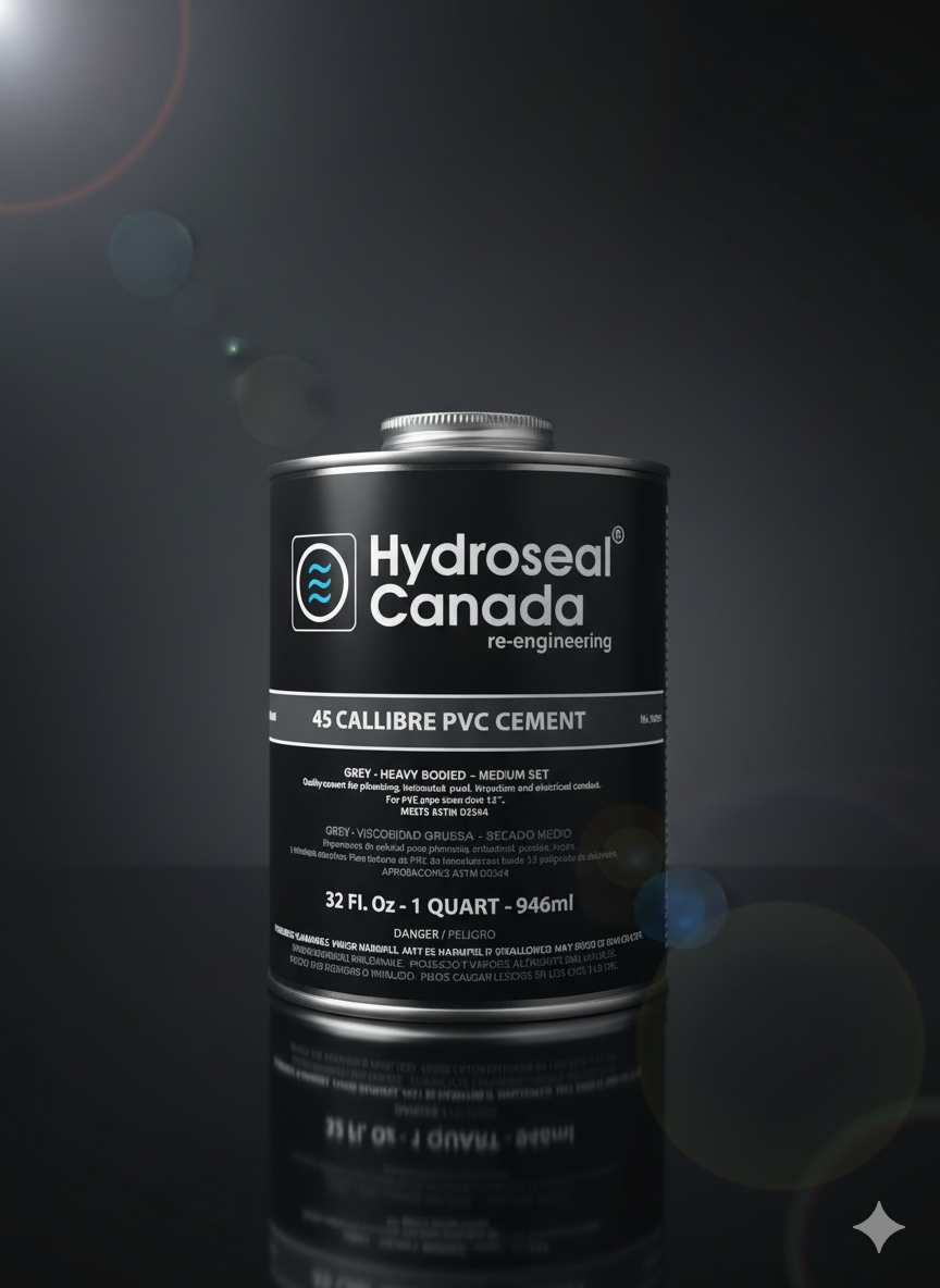 Hydroseal Canada 45 Callibre Pvc Cement Grey