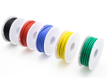 *AWG 30 TYPE A [50Meter+-] , Multicore 5 Color Electrical Jumper Dupont Wire Tinned Copper Wires Silicone Cable Set
