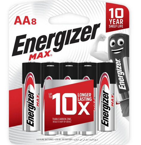 Battery Energizer AA - 1pack/8pcs