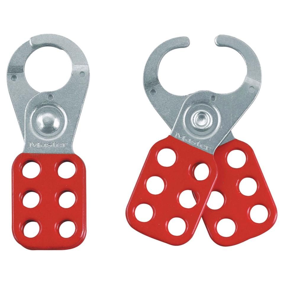 Steel Safety LockOut Hasp, Steel Jaw