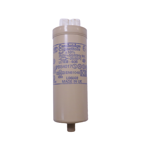 CAMBRIDGE 250VAC 6UF FOR MOTOR STARTING CAPACITOR CONDENSER 50/60HZ