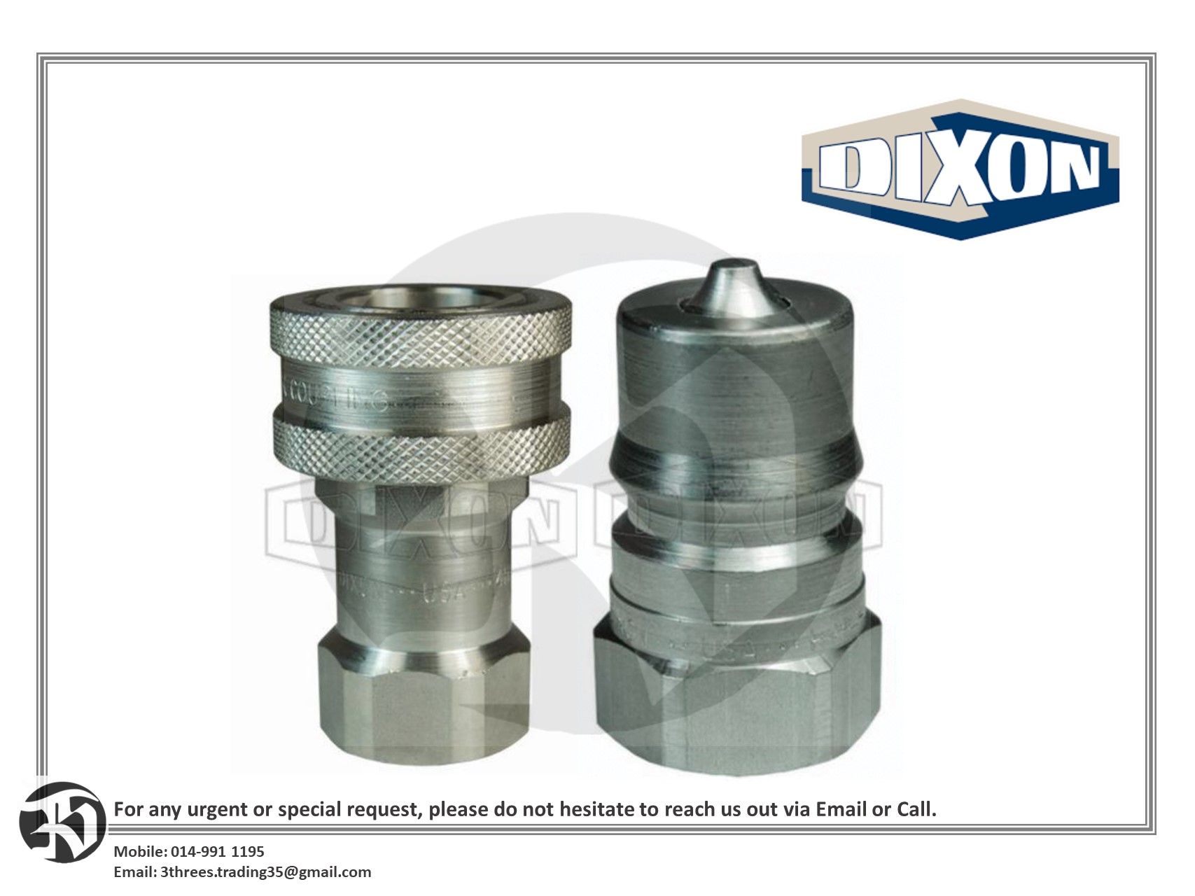 DIXON-H6F6-SS & 6HF6-SS