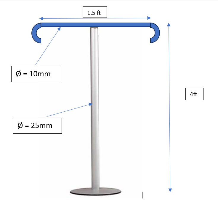 - Steel Stand Pole