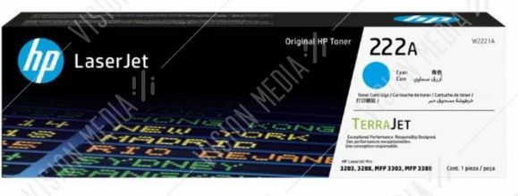 HP W2221A CYAN TONER (222A)