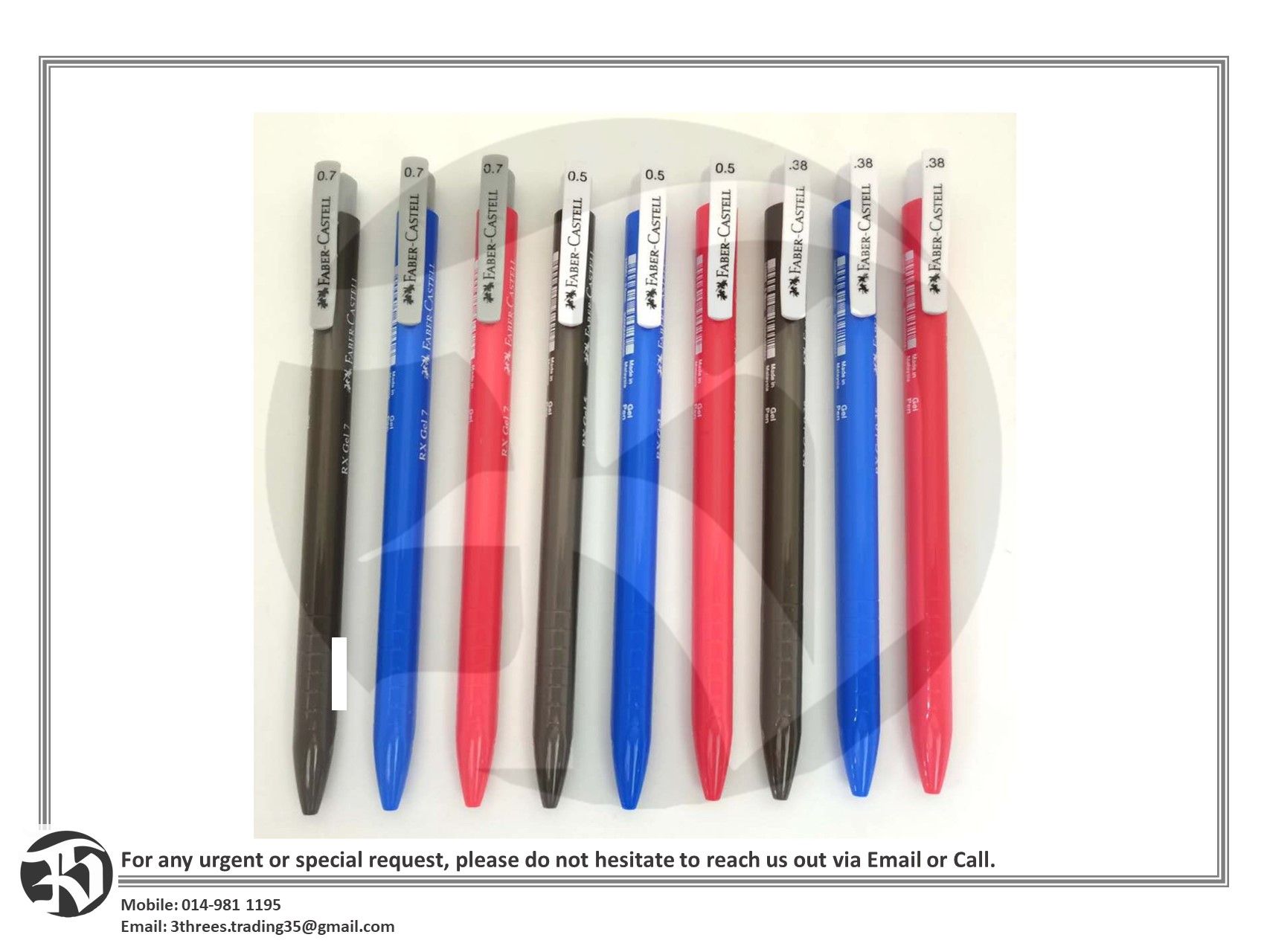 Faber Castell RX Gel Pen