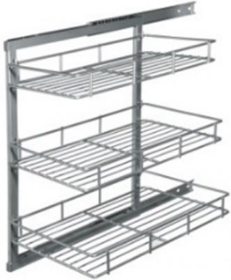 ABAGNO 3-Tier Multi-purpose Pull-out (Side) Kitchen Organizer