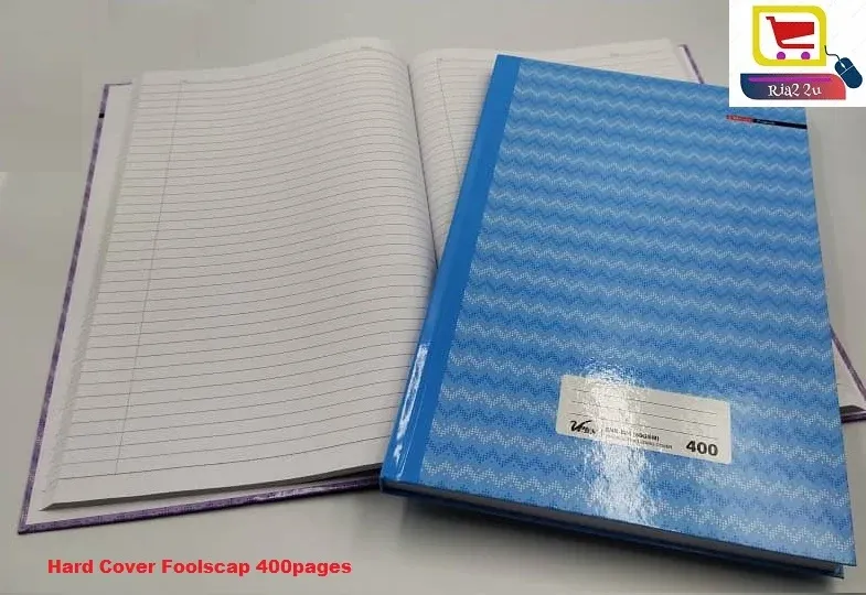 HARD COVER FOOLSCAP BOOK 400PGS