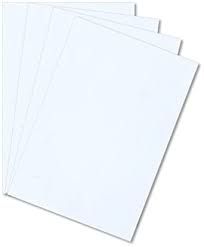 1/4" WHITE POLYSTRIN BOARD 20"X30"
