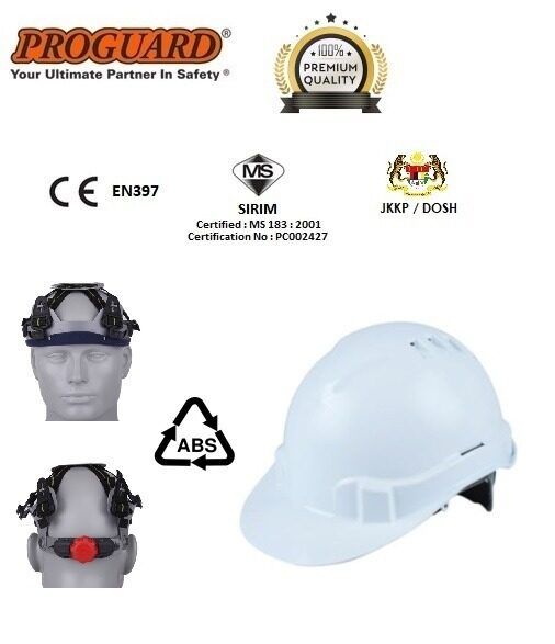 PROGUARD ADVANTAGE II SAFETY HELMET (STEALTH LOCK)