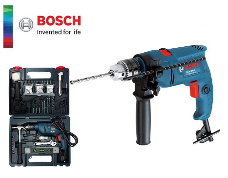 Bosch GSB 1300 Impact Drill Set 13mm Chuck