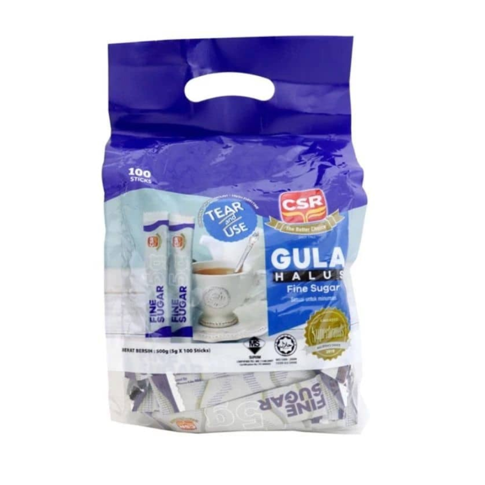 CSR Fine Sugar / Brown Sugar Stick pack / Sachet (5G x 100s)