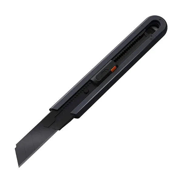 JIMIHOME Pocket Blade Carbon Steel Retractable Utility Knife Cutter With Safety Lock Multipurpose Home Office Ultra Sharp Angled(1 Unit)