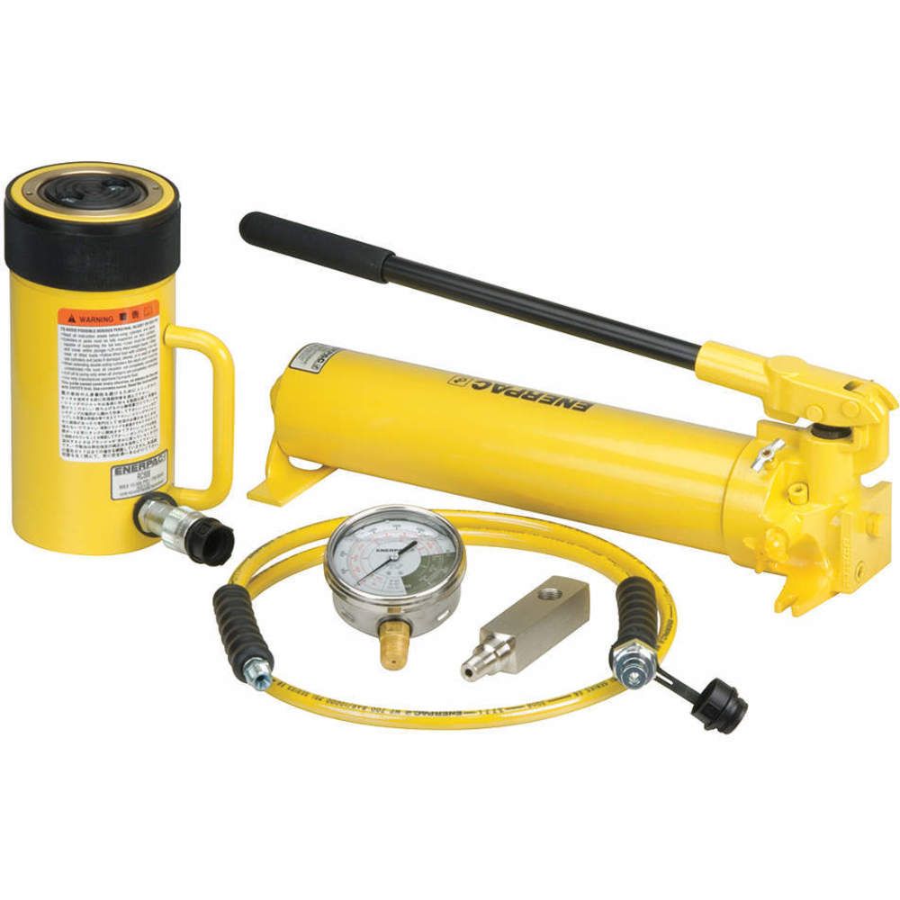 Enerpac SCL-101H SC Series Single Acting Low Height Cylinder Pump Set