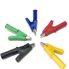 High quality with protective sleeve full copper voltage crocodile clip test clip wire clip with 4MM jack opening 10M