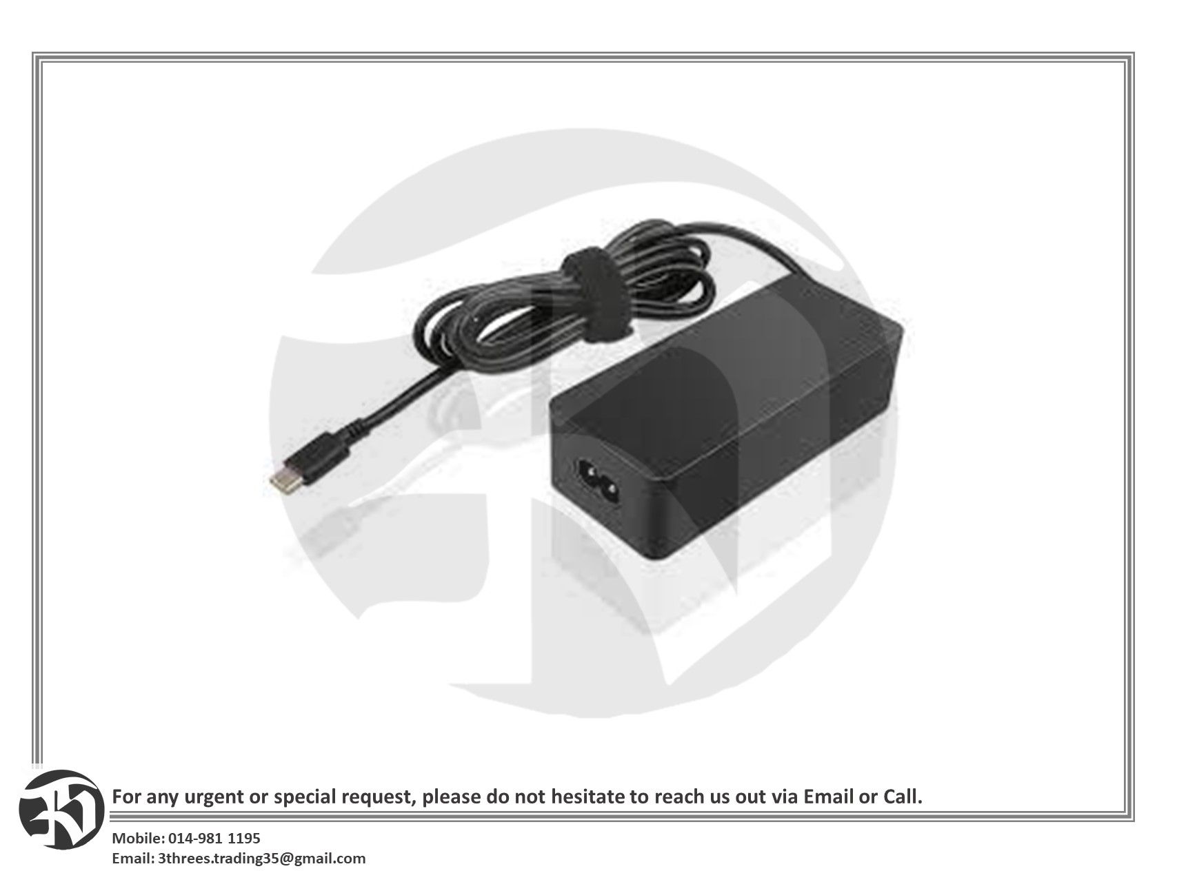 Lenovo 45W Standard AC Power (USB Type-C)