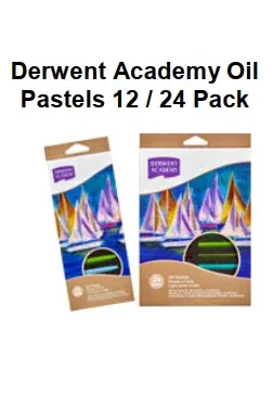 Genuine Malaysia Derwent Academy Product - 12 Packs Derwent Academy Oil Pastels R32900