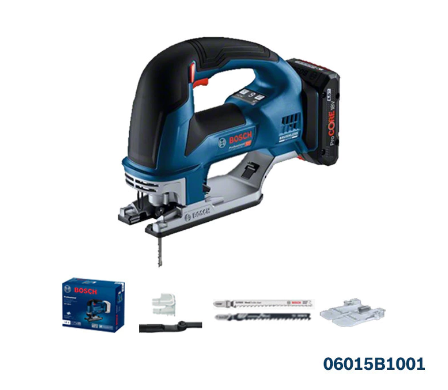 BOSCH GST 18V-155 BC PROFESSIONAL CORDLESS JIGSAW (SET) (06015B1001)