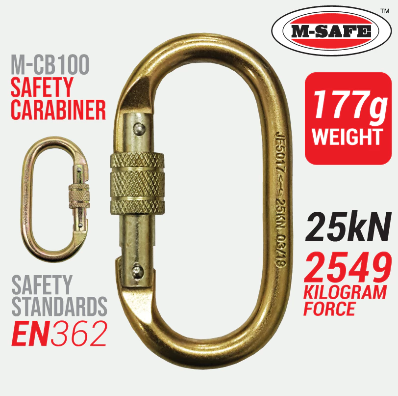M-Safe Heavy Duty Carabiner M-CB100