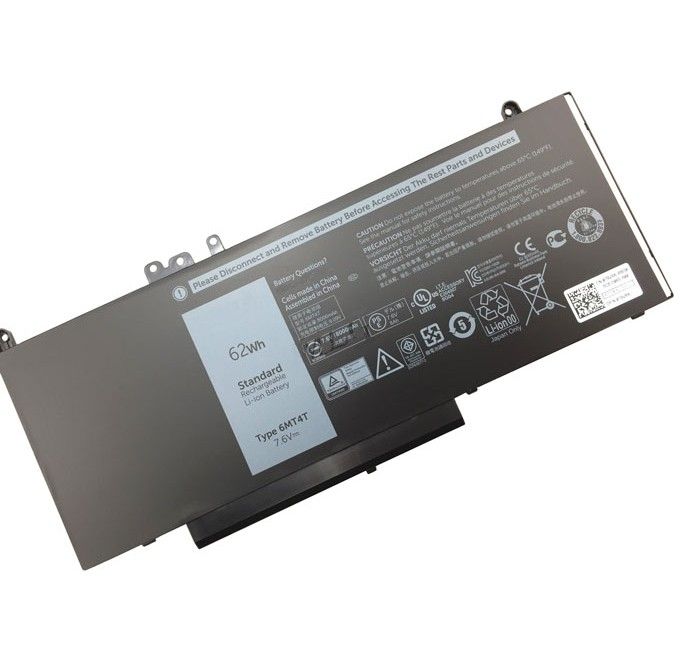 Compatible Battery to Dell - High Quality laptop battery model 6MT4T 62Wh 4 cells