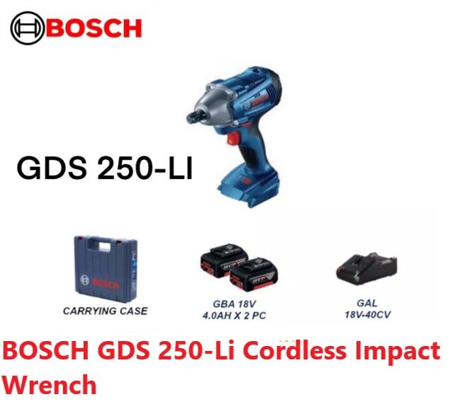 BOSCH GDS 250-LI Professional Cordless Impact Wrench