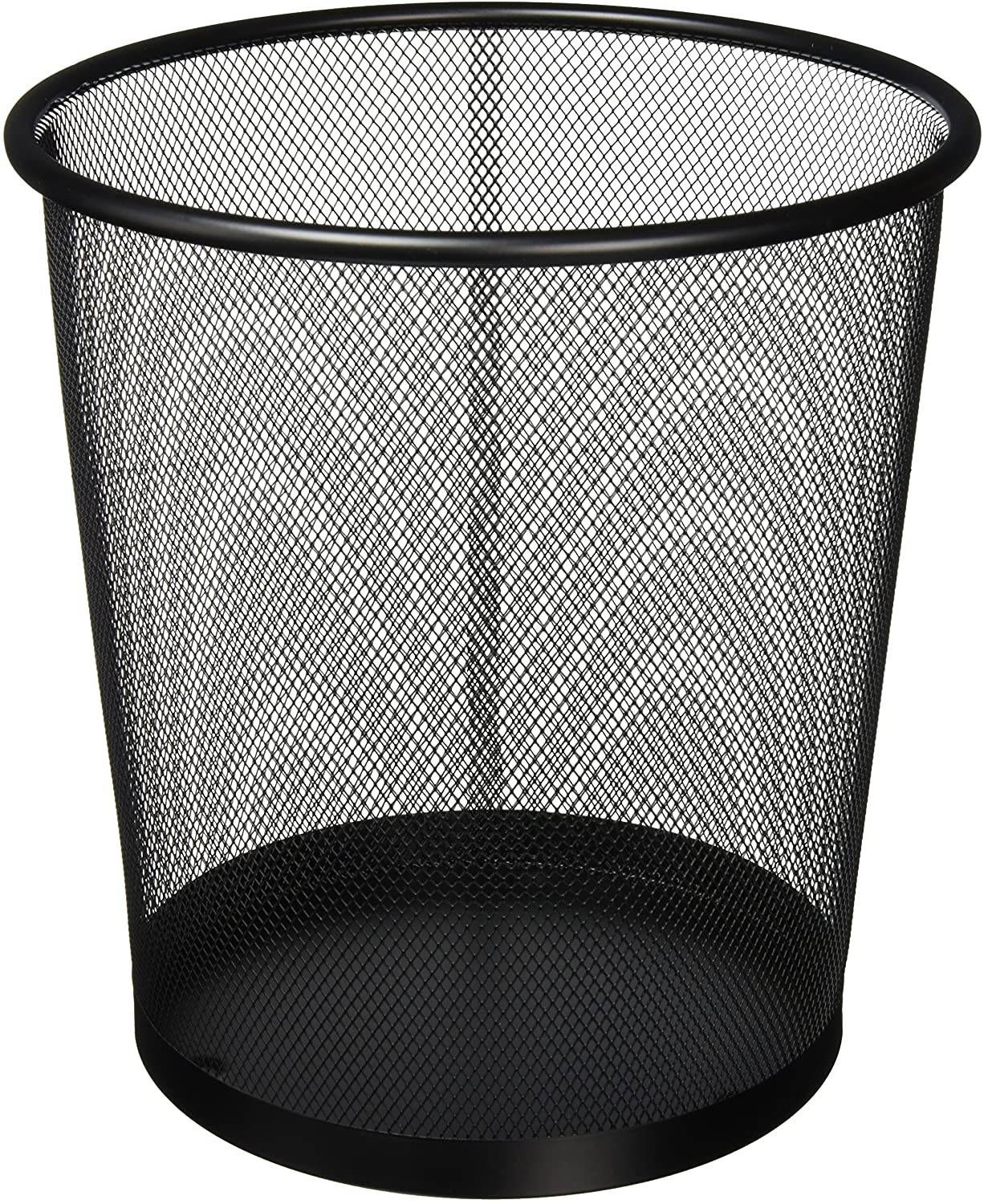 Black Wire Mesh Dustbin