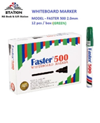 Faster Whiteboard Marker 500 Green
