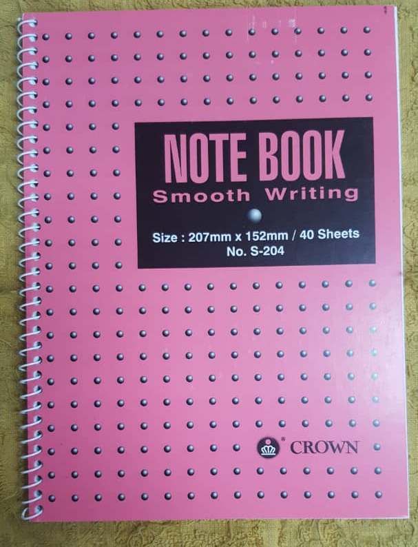 Crown Note Book S-204