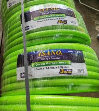ISANO GARDEN HOSE 25M x 16MM GREEN
