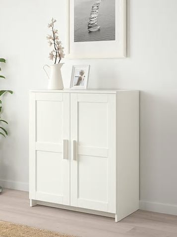US Brimnes Cabinet With Doors White