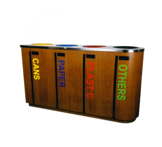 STAINLESS STEEL RECYCLE BIN (SUGO 1029/4)