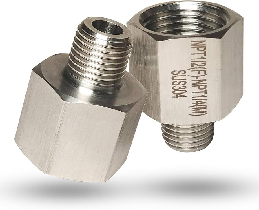 *1/4” NPT to 1/2” NPT MOUNTING ADAPTOR
