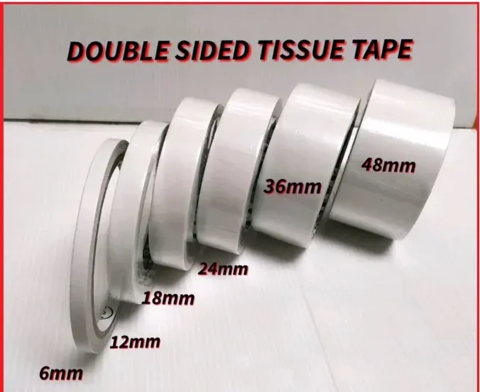 DOUBLE SIDED TAPE (12mm) (18mm) (24mm) (36mm) (48mm)