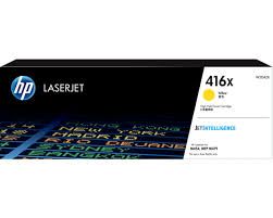 HP 416X High Yield LaserJet Toner Cartridge Yellow W2042X