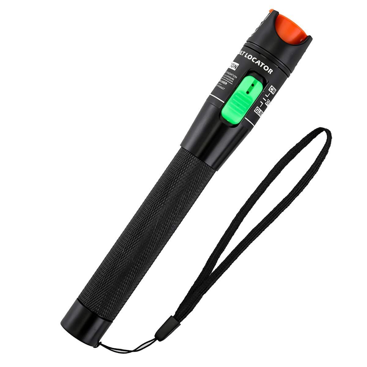 QS Visual Fault Locator Red Light Pen Red Laser Cable Tester Fiber Optic Detector Meter Testing 30mW 30km