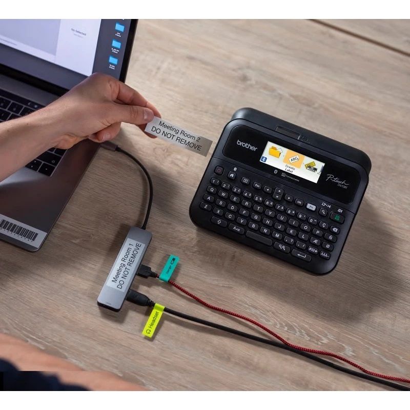 Brother PT-D610BT Portable Handheld P-Touch Labelling Machine PC Link Bluetooth Printer PT D610 PTD610BT Replace PT-D600