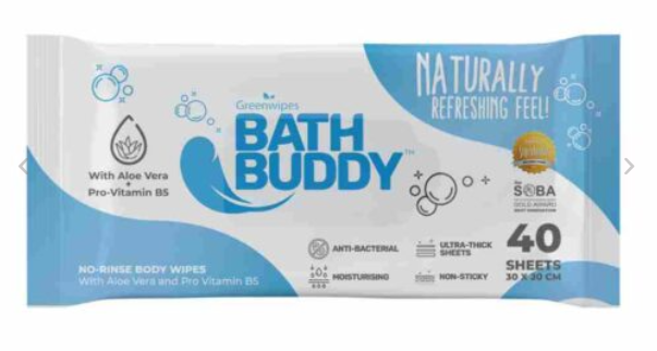 GREENWIPES® BATHBUDDY™ BATH IN BED WIPES