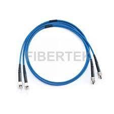 Fiber Patch Cord Duplex Indoor Armored SM SC UPC -SC UPC FTTH 10 Mtr