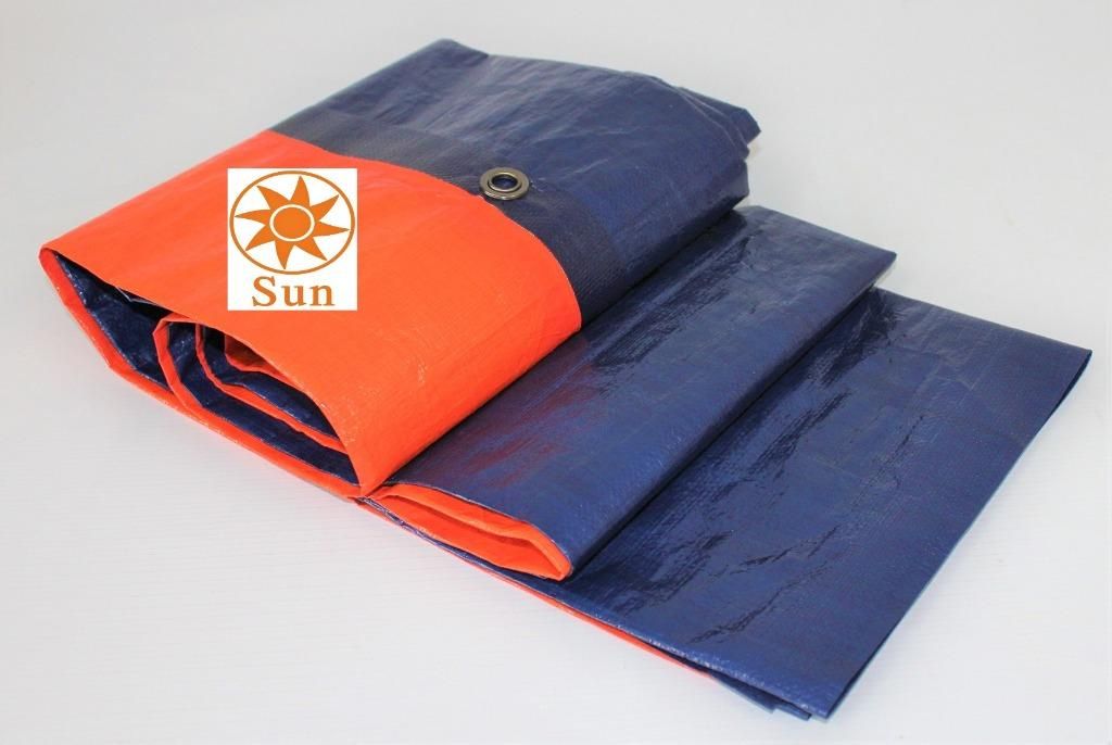 Canvas Blue Orange 12" X 12"