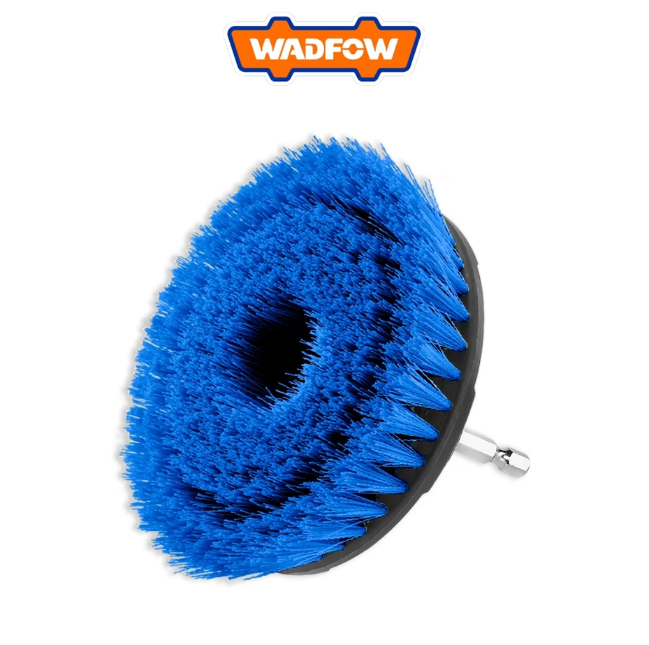 WADFOW MEDIUM BRISTLE BRUSH (4", 1/4") GOOD ON FLOORING, PORCELAIN, GRANITE, TILE, CARPET (WNY2440)