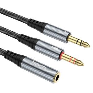 HOCO UPA21 2-IN-1 3.5 HEADSET AUDIO ADAPTER CABLE