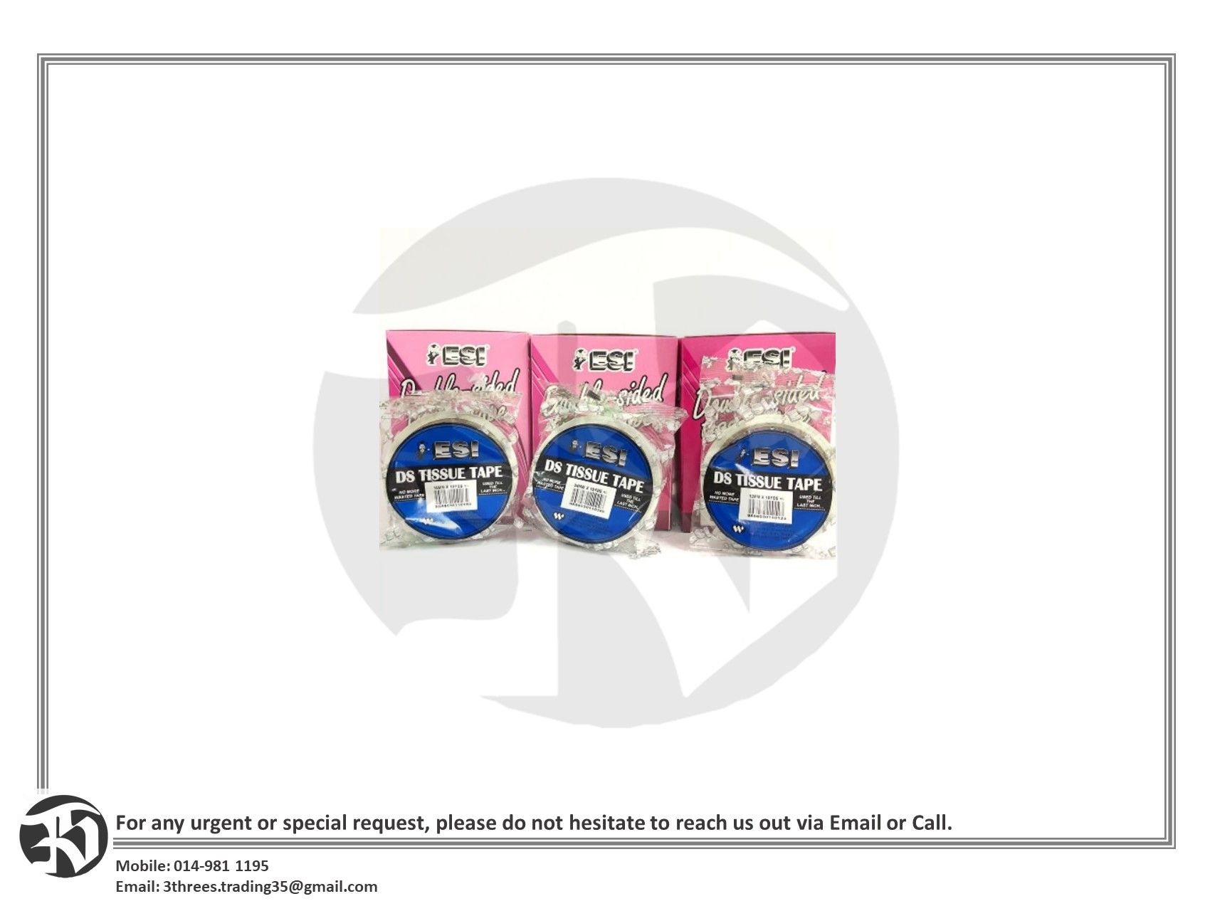 ESI Double sided Tissue Tape (Box)